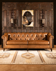 Avondale Leather Chesterfield Sofa