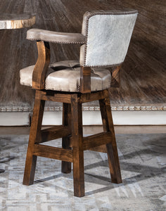 Chisum Stone Tufted Barstool